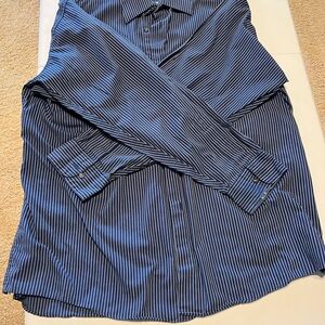 Blue stripe dress shirt